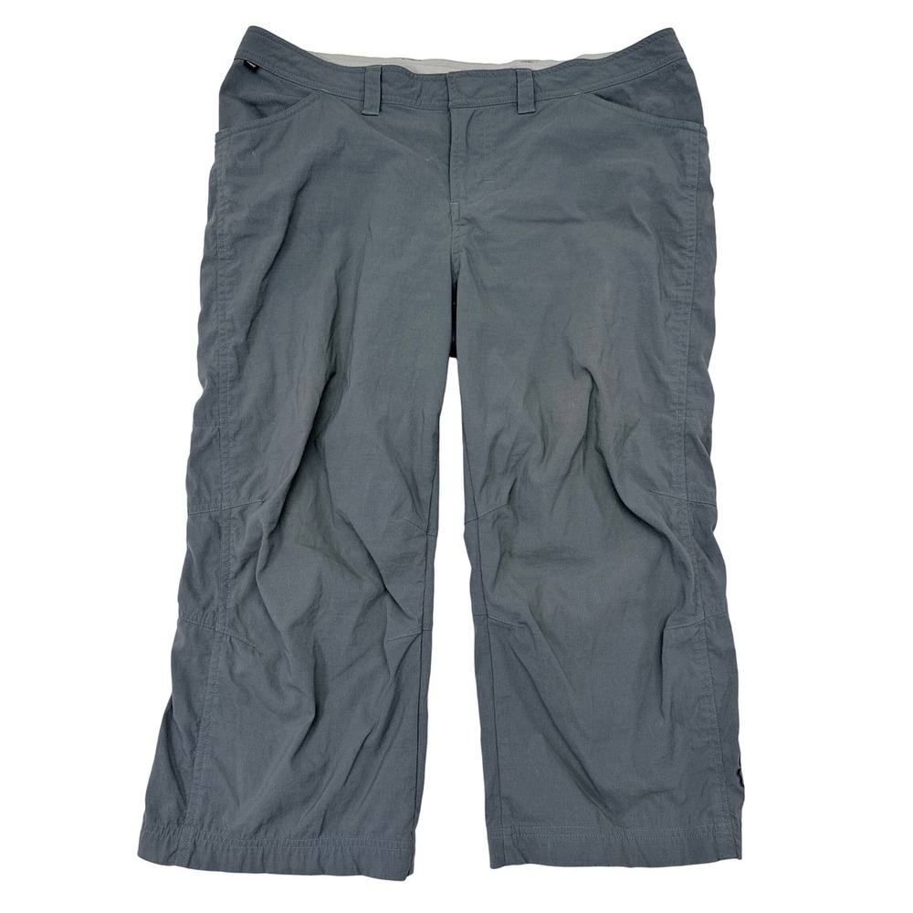 Outdoor Research Pants Womens Size Large Gray Cropped Capri Hiking Travel Camp